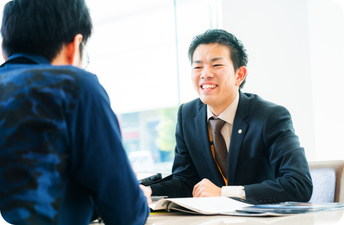 イメージ：ご期待以上の提案ができ、喜んでいただけたとき！